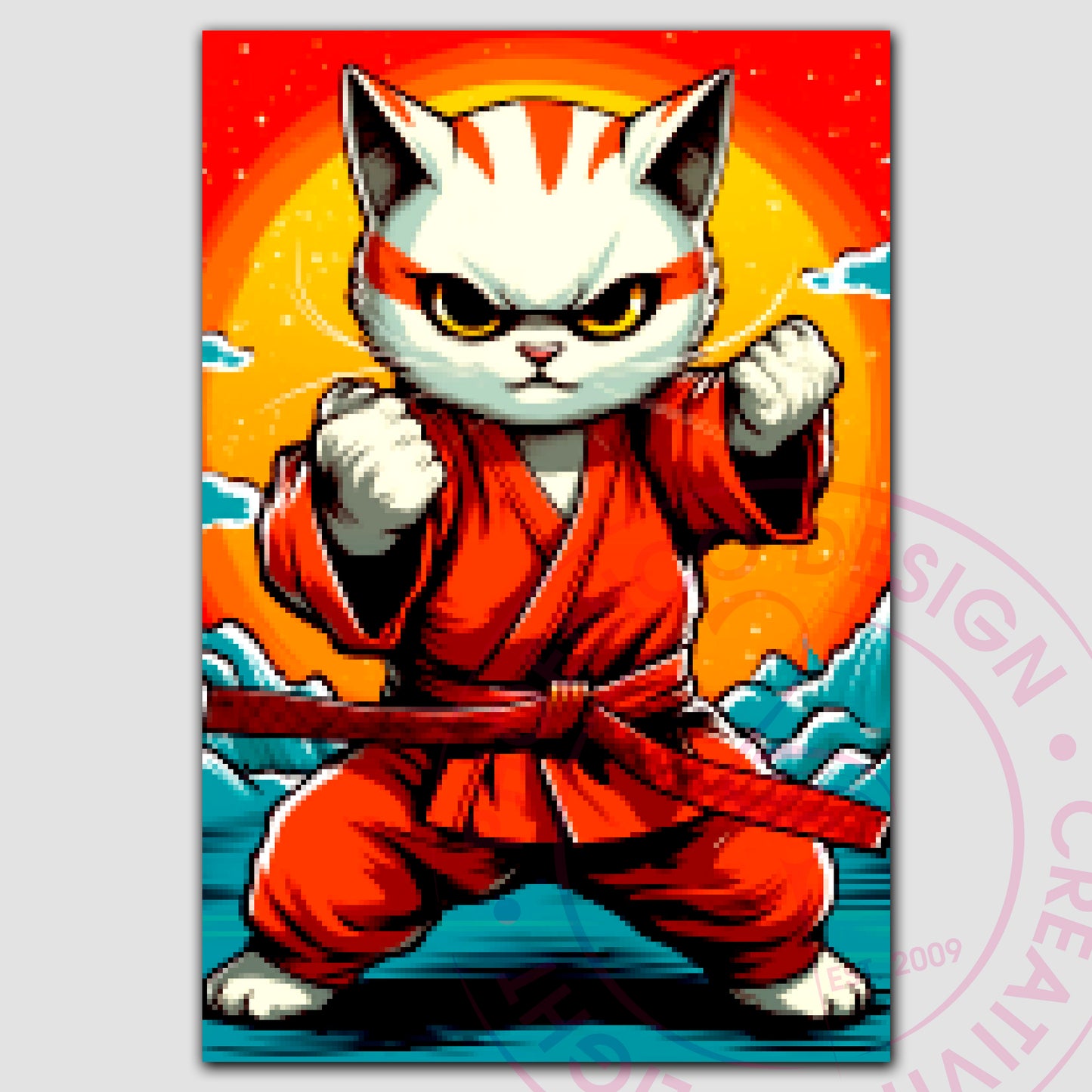 DOJO KITTENS 16 BIT - MOTIV 01