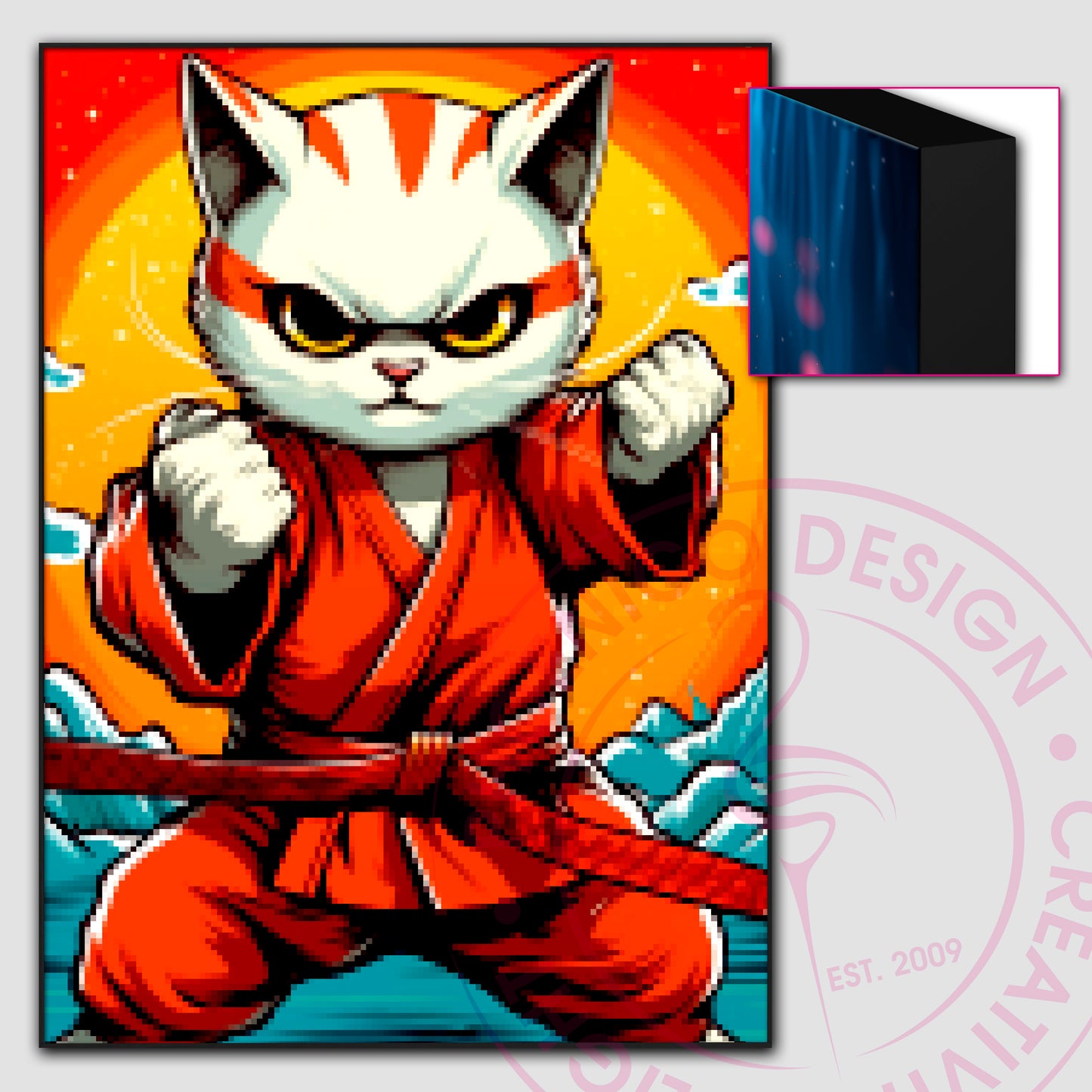 DOJO KITTENS 16 BIT - MOTIV 01