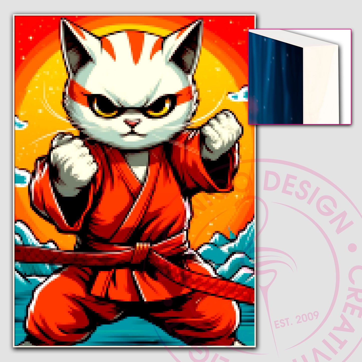 DOJO KITTENS 16 BIT - MOTIV 01